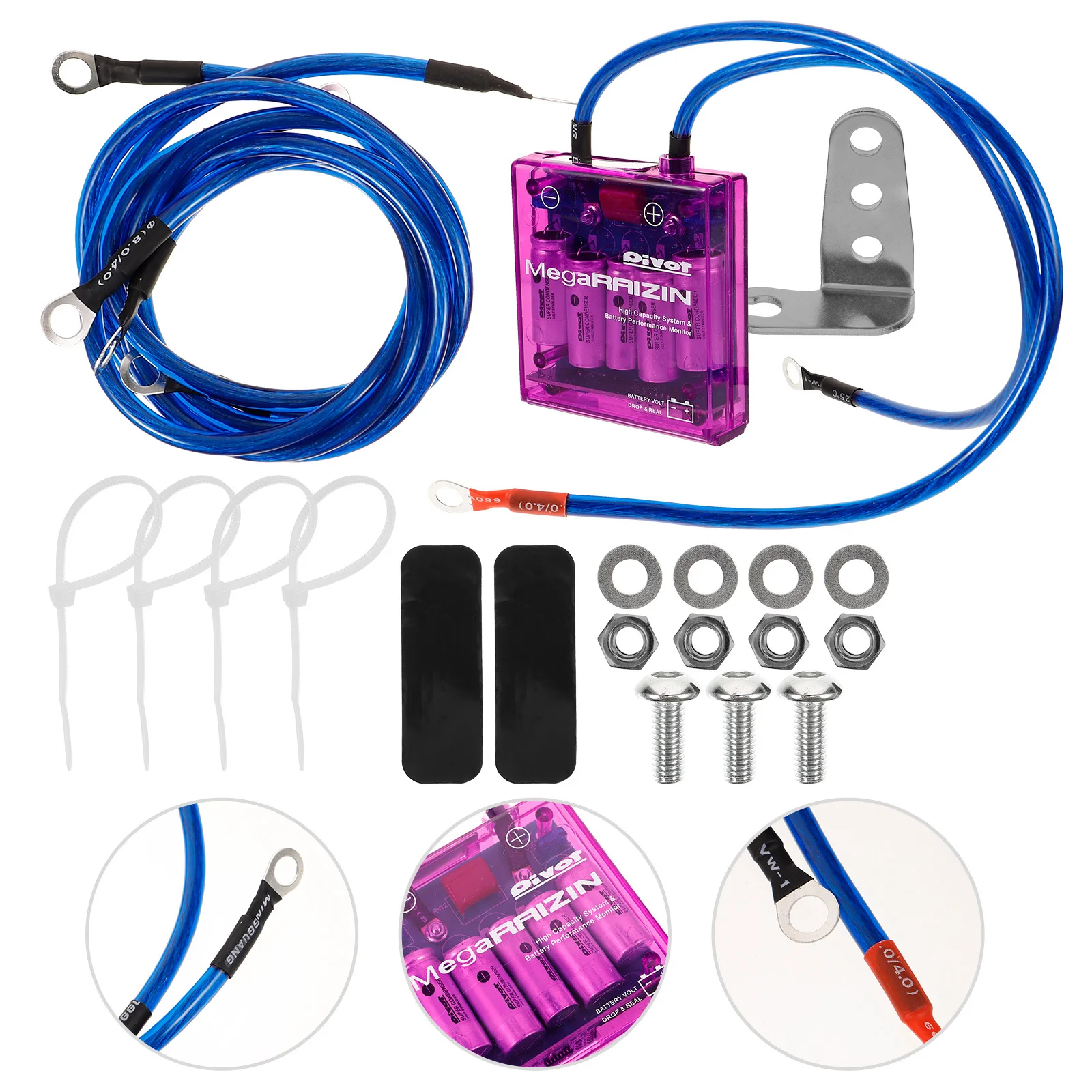 

1 комплект, цифровой стабилизатор напряжения, 3 провода заземления, мониторинг в реальном времени, универсальный автомобильный регулятор грузовика, комплект выпрямителей, автомобильный