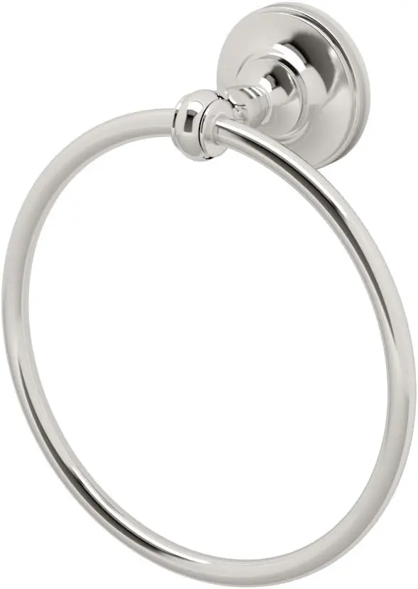 

Tavern Towel Ring, Polished Nickel, 6.5"