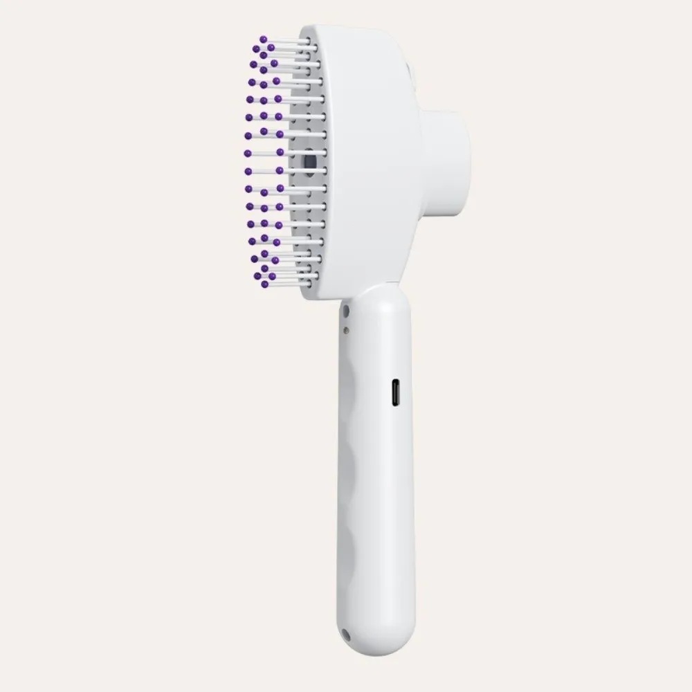3.7V 500 mAh Lithium Battery Spray Hair Comb Self Cleaning Rechargeable Scalp Massager Nourishing Anti-static Hair Care Brush