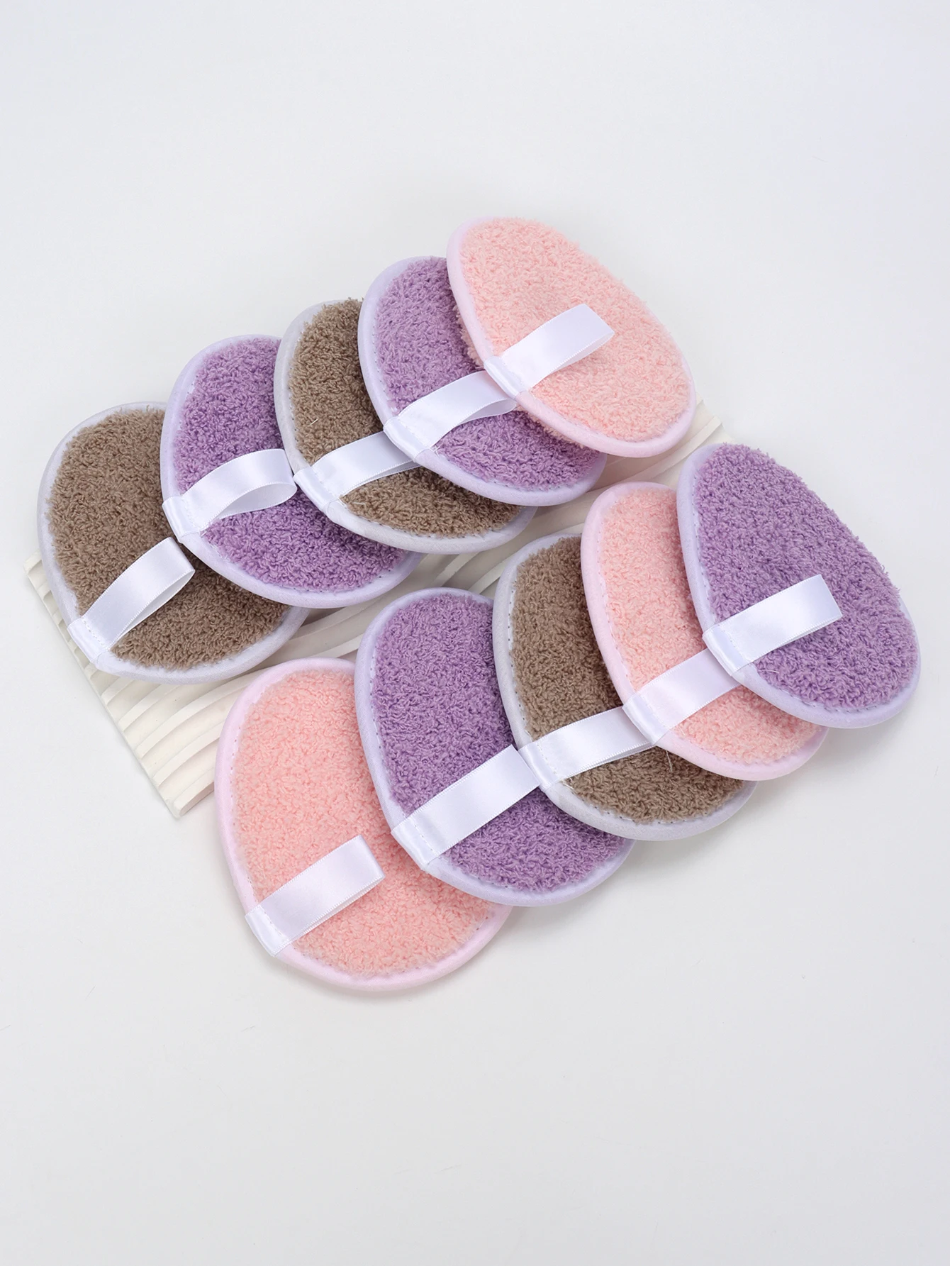 Water DROP Shape Lazyพัฟ 5/10/15/20Pcs,สีสุ่ม,Reusableแต่งหน้าRemover Pad,แผ่นทําความสะอาดผิวหน้าสําหรับทุกสภาพผิว