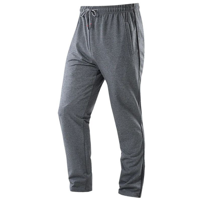 Pantalones de talla grande 6XL 7XL 8XL para hombre, ropa deportiva para Fitness, pantalones de chándal de cintura elástica, pantalones de algodón puro, pantalones sueltos para correr para gimnasio