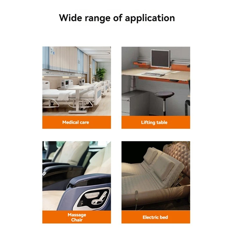 Actuador lineal pequeño de 12V, 150N, Motor eléctrico de accionamiento lineal de carrera de 10Mm, Mini varilla de empuje eléctrica de velocidad de 4Mm/S para gabinetes