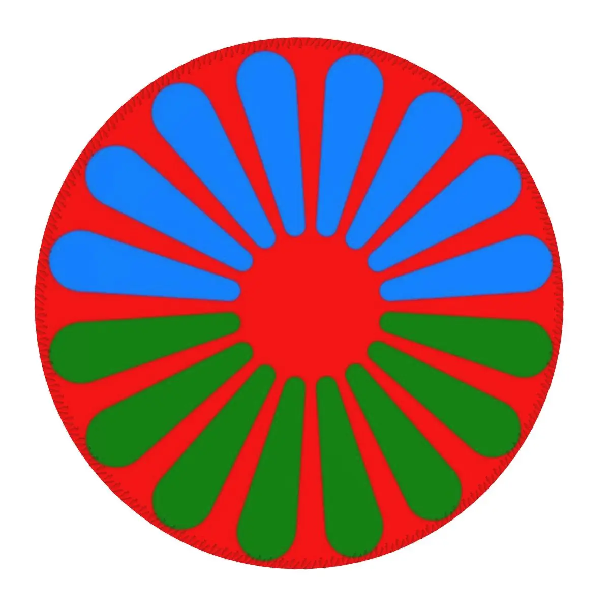 

Круглый коврик для мыши с цыганским флагом, коврик для клавиатуры и мыши, игровой коврик для ноутбука, офисные аксессуары, настольные коврики