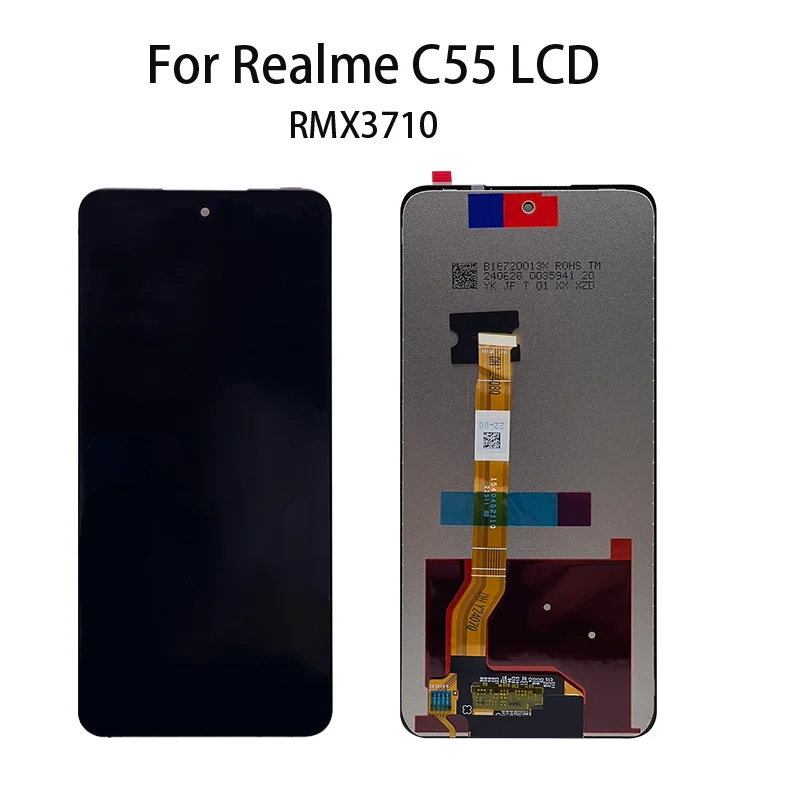 6.72\'\' For OPPO Realme C55 RMX3710 LCD Display Touch Screen Digitizer Assembly RealmeC55 LCD Replacement Repair Parts