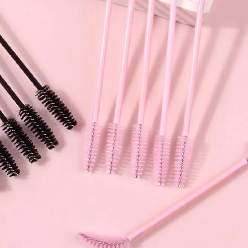 20Pcs Double-ended Eyelash Brush, Eyelash Comb, Disposable False Lash Extender, Makeup Brush, Professional Eye Makeup Tool