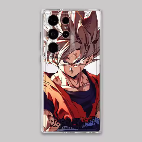 DragonS BallS GokuS Case for Samsung Galaxy S21 Note 10 20 Ultra S22 S23 S24 FE S20 S25 Ultra S10 Plus Clear Soft
