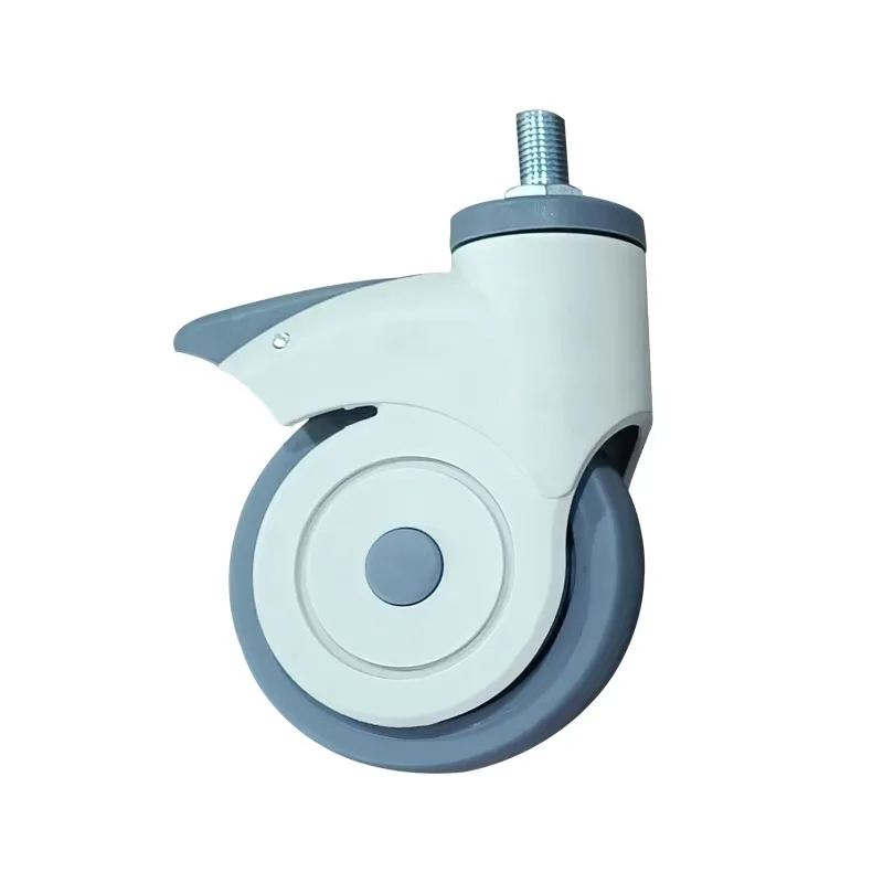 Cover hospital medical bed rotary brake casters