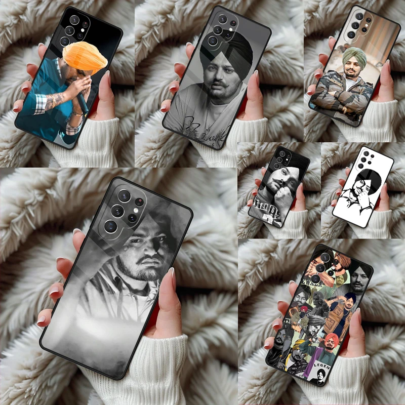 Funda de teléfono Sidhu Moose Wala para Samsung Galaxy S24 S25 S26 Ultra S22 S23 Plus S21 S20 FE Note10, cubierta de TPU
