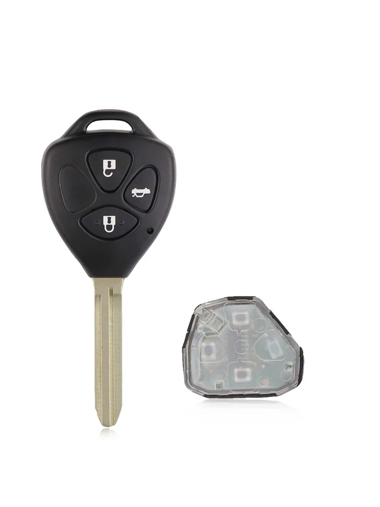 315/433Mhz  4D67/G Chip Remote Car Key For Toyota Corolla Venza Camry Avalon Corolla Matrix RAV4 Yaris 3/4 Buttons TOY43 Blade - view 3