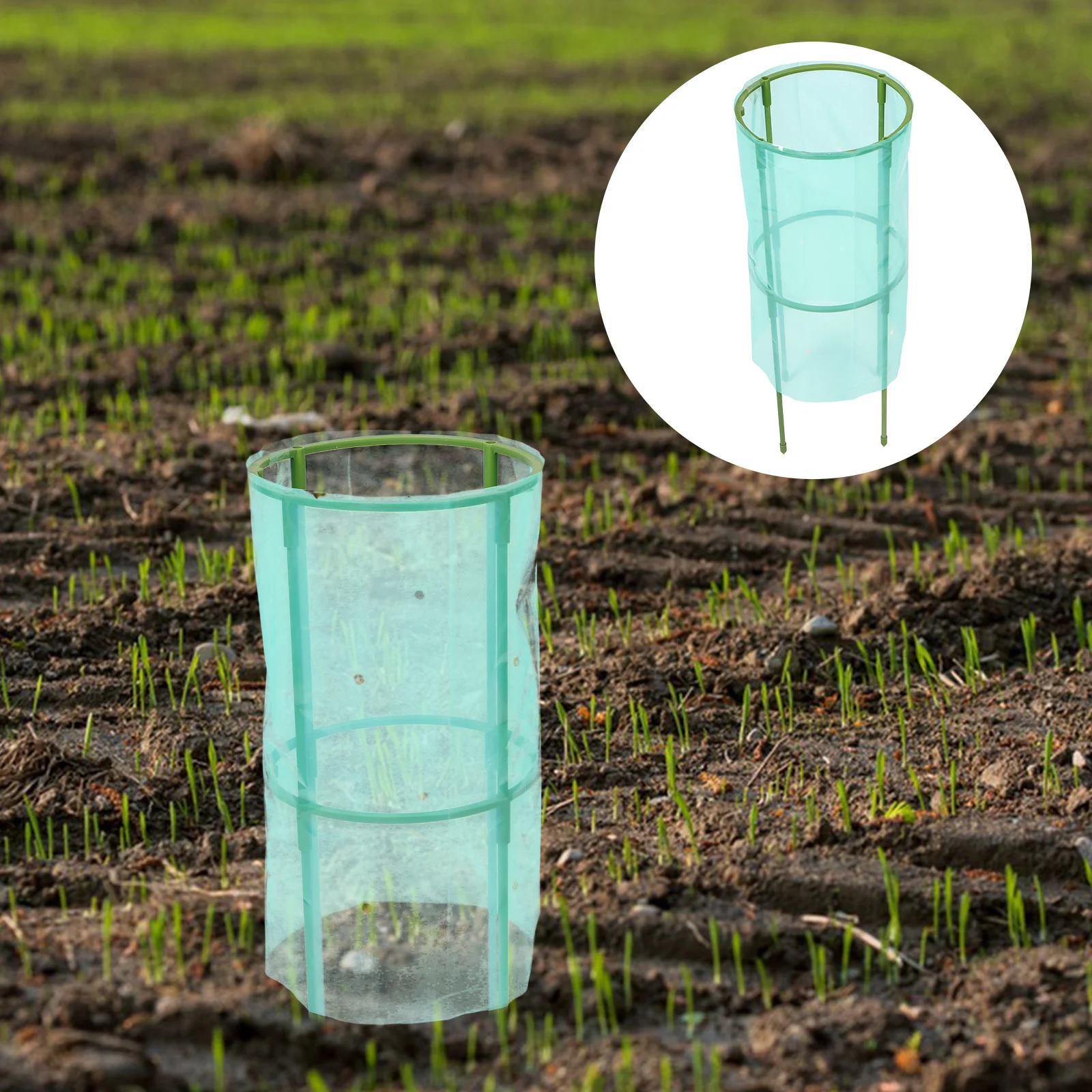 

2Pcs Foldable Plant Protector Cover Waterproof Transparent Material for Cold Weather Garden Rows Freeze Resistant Vegetable