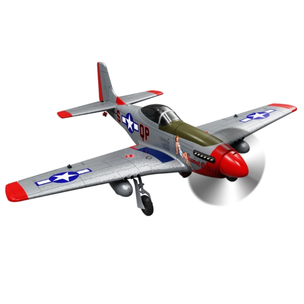 MO-FLY P-51D 1/16 مقياس 685 مللي متر جناحيها 2.4 جيجا هرتز 10CH المدمج في الدوران 3D/6G فرش EPP FPV RC طائرة شراعية BNF/RTF #5