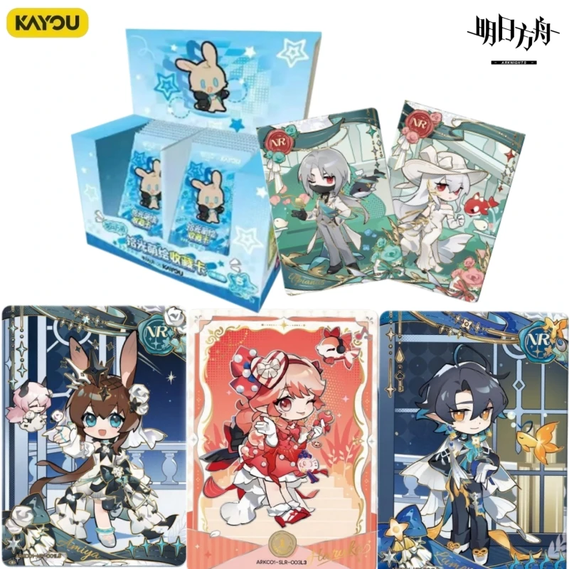 officially-licensed-kayou-arknights-light-up-cute-painting-series-card-game-accessories-collection-toy-cards-birthday-gifts
