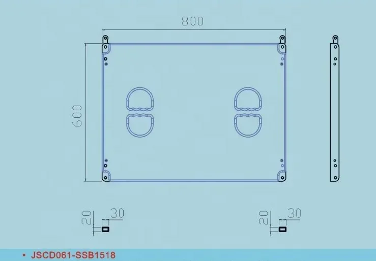 JSCDJ061-Line Array Rigging 18 inch Subwoofer S33 Bracket Full Kit Speaker Parts