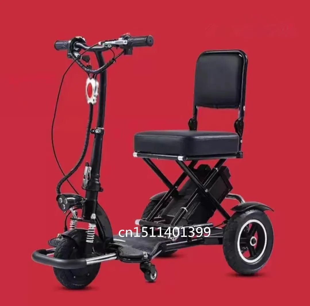 Folding Electric Tricycle for Seniors,Mobility Scooters,3 Wheeler Trike,40-50km,350W,20km,H3-7 Days Delivery,EU,MX,CA Warehouse