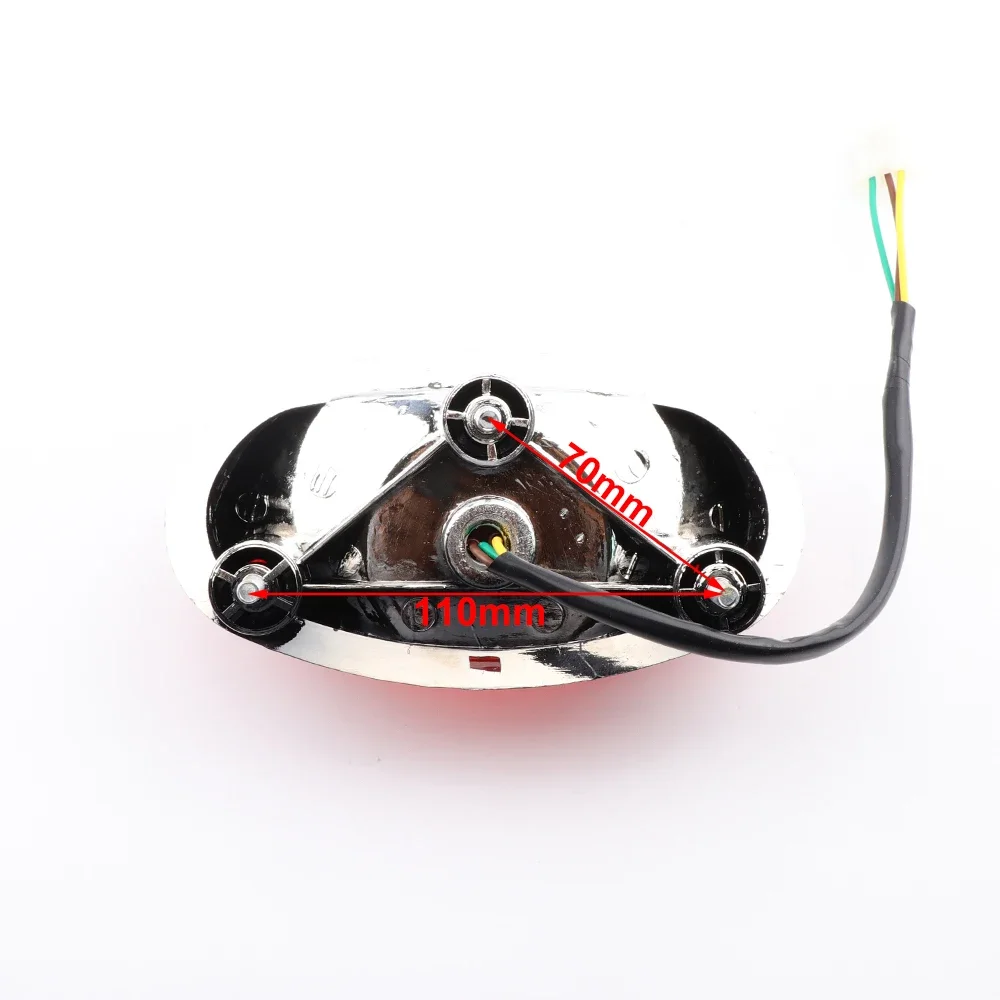 

Задний тормоз мотоцикла, круглый задний фонарь, пластик, красный, 12 В постоянного тока для 110cc 125cc 150cc ATV Dune Buggy Quad Pit Dirt Bike TaoTao Sunl