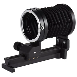 1Pc Macro Entension Bellows Focusing For Canon EOS EF Mount Camera 90D 700D 850D Black Plastic Macro Bellow Camera Accessories