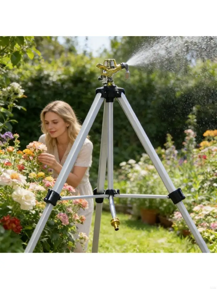 Flexible Metal Support Sprinkler With cycle Motion For Lawn Garden And Field Irrigation