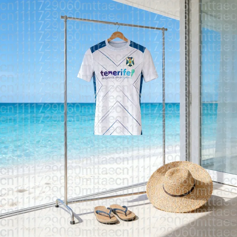 Camiseta de Fútbol de Tenerife 2026 para Hombre, Niño y Familia, para Partido y Entrenamiento, Deportiva de Otoño de Secado Rápido