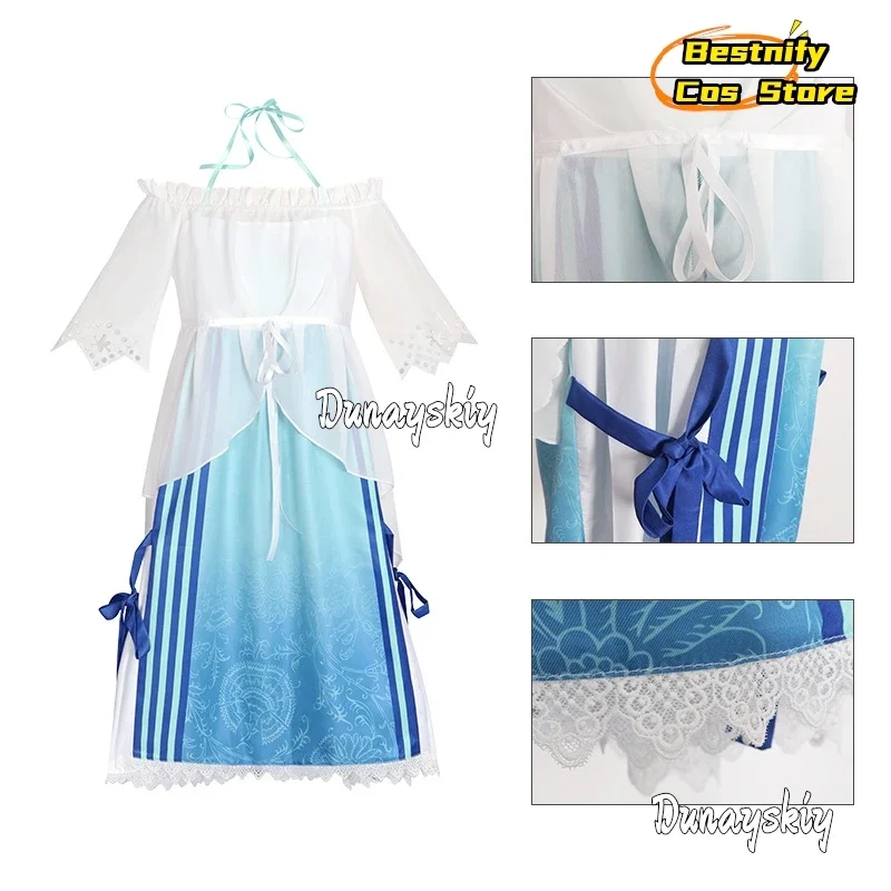 Косплей Кусанаги Нене, пляжное праздничное платье, костюм для косплея, игровой проект Sekai, красочные сценические женские платья, одежда в стиле аниме, парик Pro