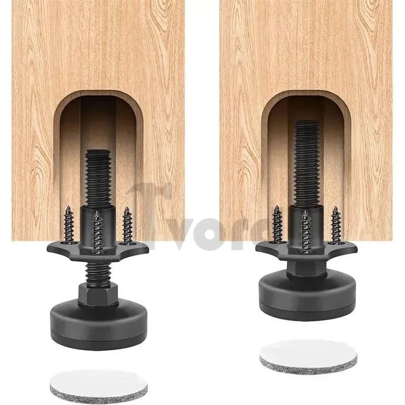 4개 조절식 레벨링 다리, 고강도 강철 보호 가구 다리, 삼각형 소파 다리, 다양한 규격의 가구 다리