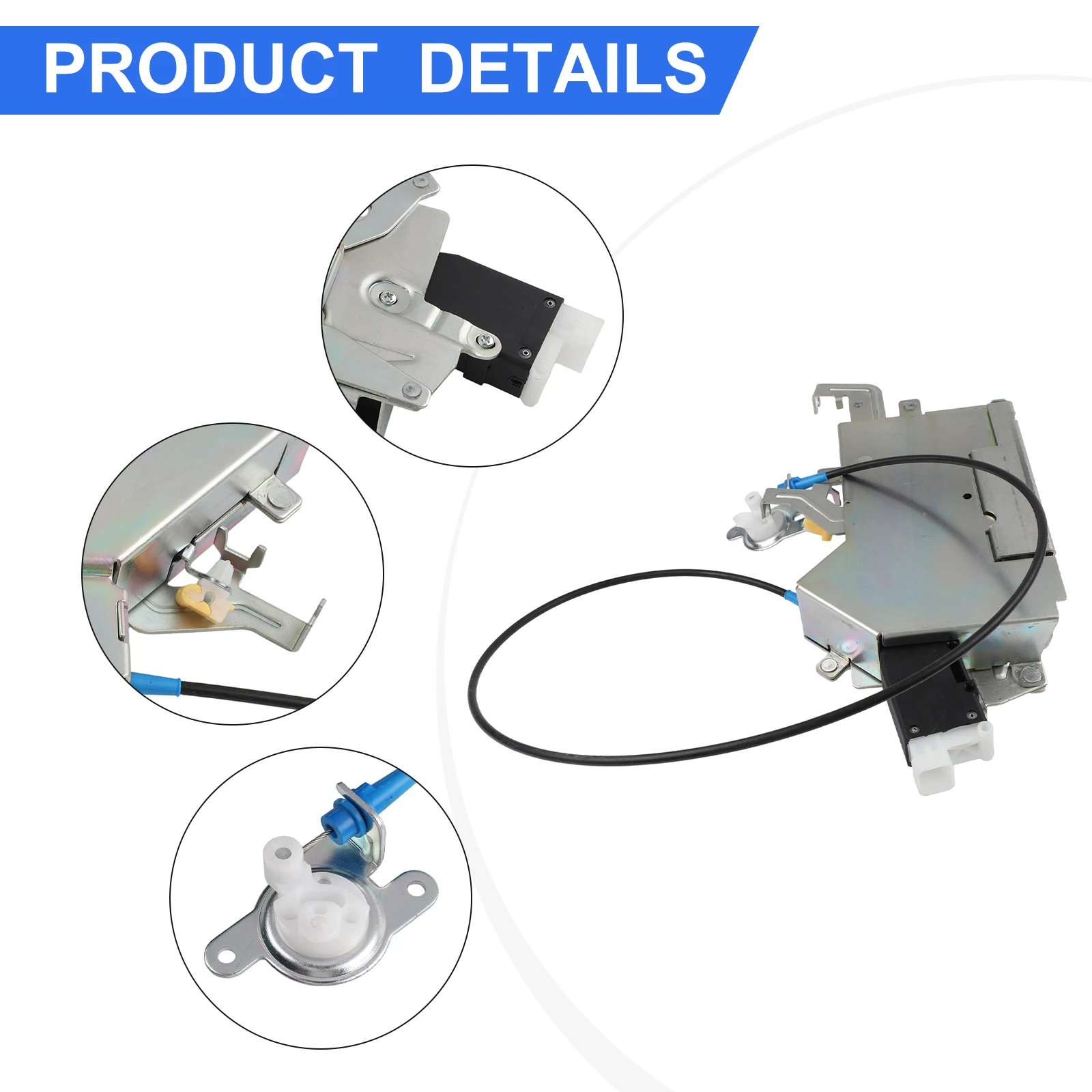 Hochwertiges linkes Seitentürschloss für Ford Transit MK6 MK7 1766553 YC15B264A01BL Einfache Installation mit minimalen Werkzeugen