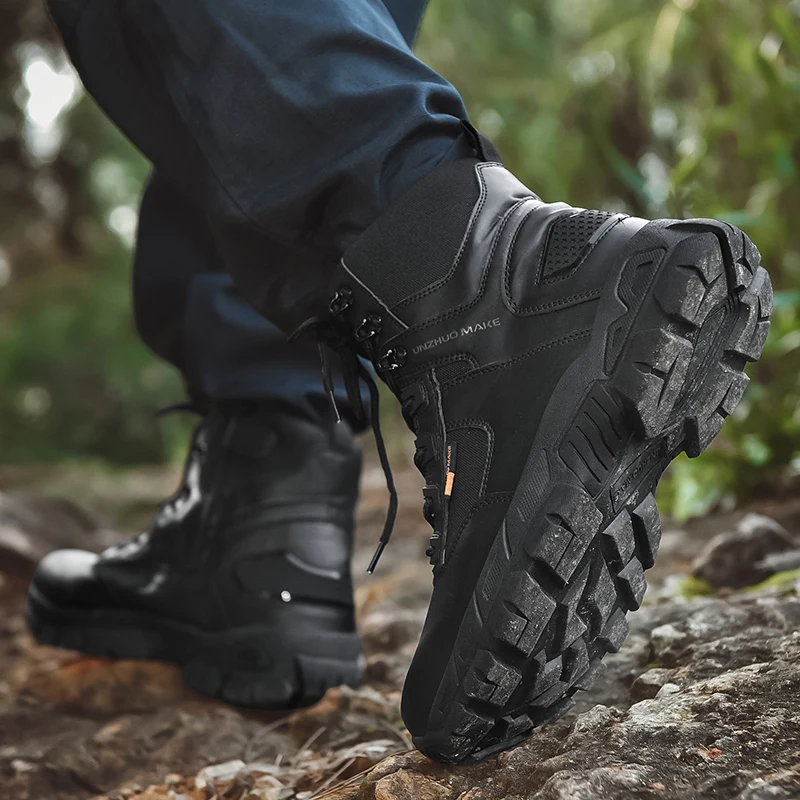 High Quality Military Leather Combat Boots for Men Combat Bot Infantry Tactical Boots Bot Army Bots Army Shoes Waterproof
