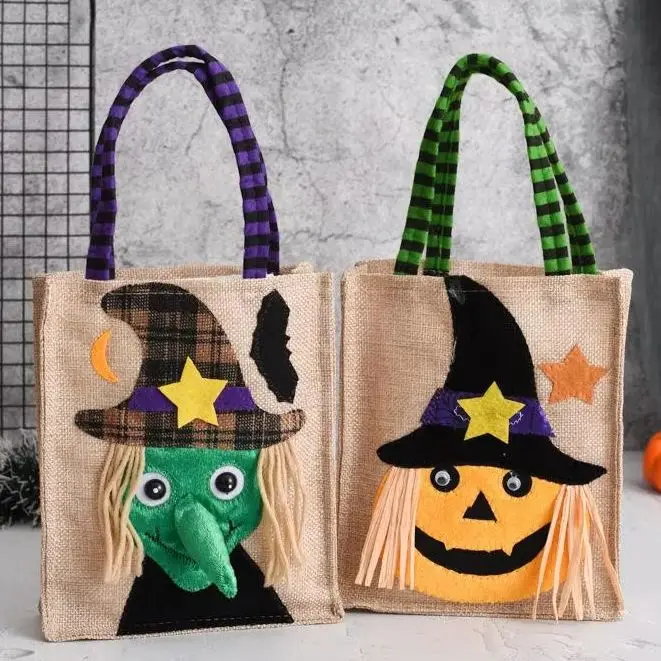 

Halloween Gift Bags Treat Bags With Handles Party Favors Candy Supplies Decorations For Children School Events Use