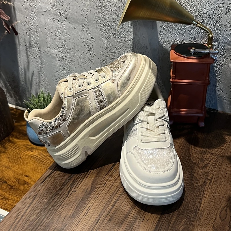 AIYUQI Women's Thick-Soled Casual Sneakers for Spring & Autumn