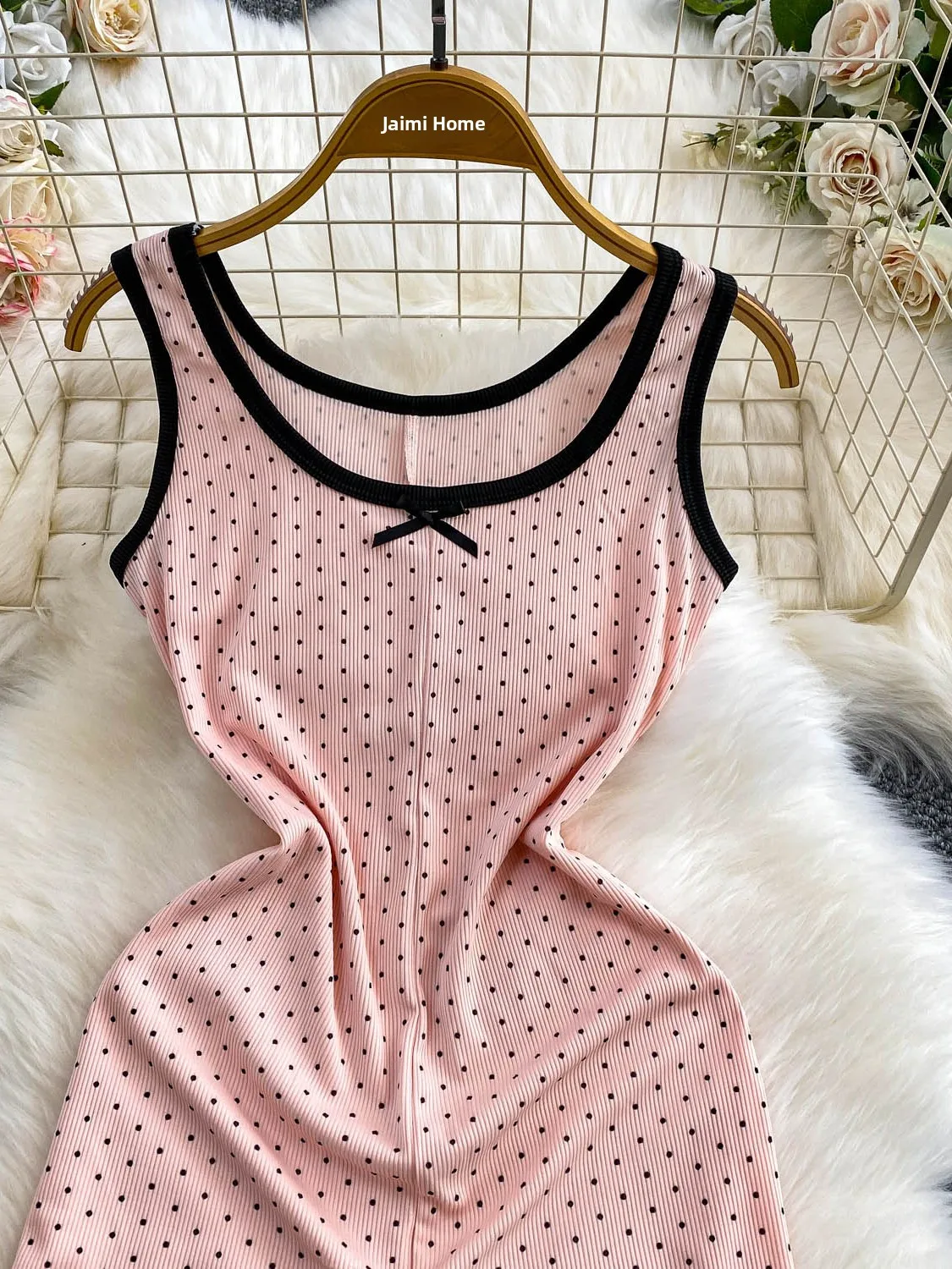 

Летние тонкие трикотажные жилеты из ледяного шелка с узлом, женская одежда, брюки прямого кроя с высокой талией, брюки для поездок на работу, Sle