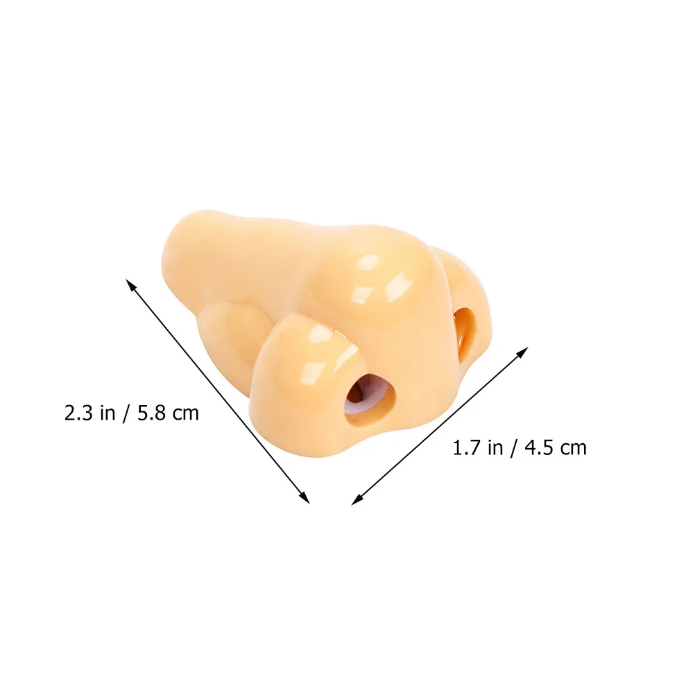 10 قطع من مبراة أقلام الرصاص على شكل أنف ومبراة يدوية بفتحة مزدوجة للأطفال ومستلزمات مكتبية للمدرسة الإبداعية والفصول الدراسية #3