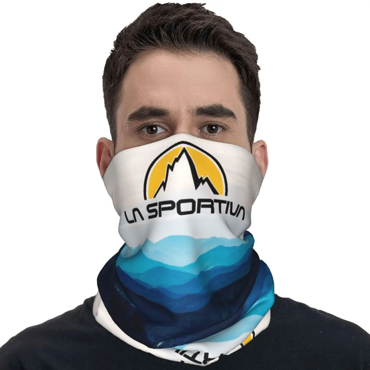 Cooling La Sportiva Logo Neck Gaiter Balaclavas For Hiking Face Scarf Breathable