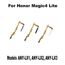 For Honor Magic4 Lite Fingerprint Sensor Power Button Flex Cable Touch ID Sensor Home Buttons Smartphone Parts Magic 4