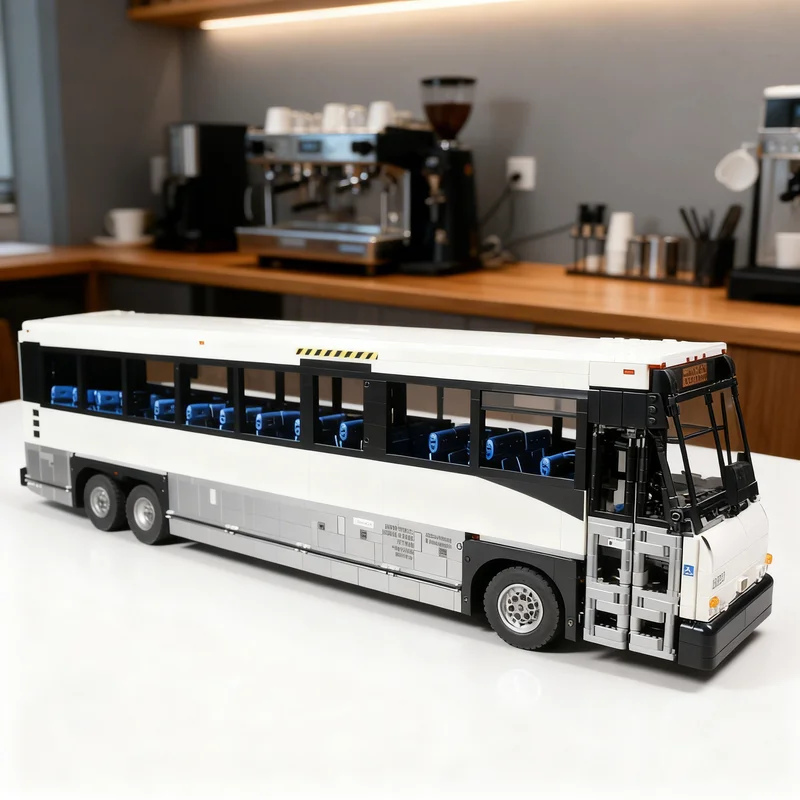 

6114pcs MOC MCI D4500CT Commuter Coach Technical Model Building Blocks Construction Christmas Gifts Toy Creative DIY Idea Kids