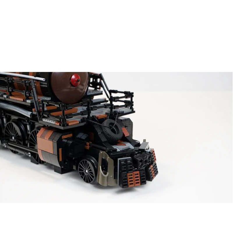 MOC-164268 City Railway Train Aurora Iocomotive - Metro 2033  Building Block Assembly Model Brick Toy Children\'s Christmas Gifts