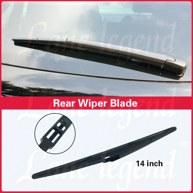 Lâmina de limpador do pára-brisa traseiro, 14 ", pára-brisas, acessórios do carro, Mazda CX-9, CX9, MK1, 2007, 2008, 2009, 2010, 2011, 2012, 2013, 2014, 2015