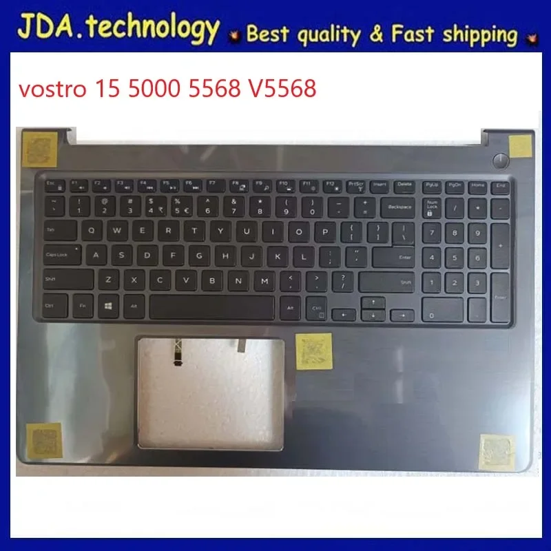 New/Org For Dell Vostro 15 5000 5568 V5568 palmrest US keyboard Upper cover 0HJP49 HJP49,Backlight