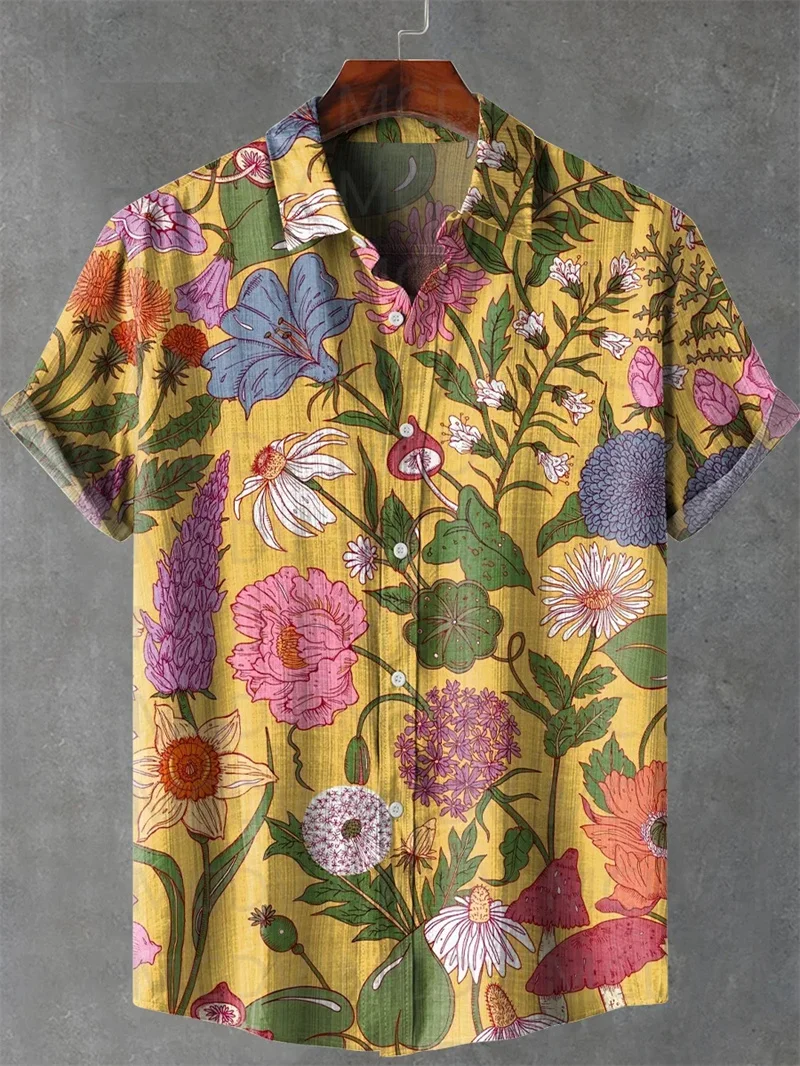 

Men's short sleeved shirt 3D printed shirt summer Hawaiian shirt Harajuku street wear button down casual shirt top