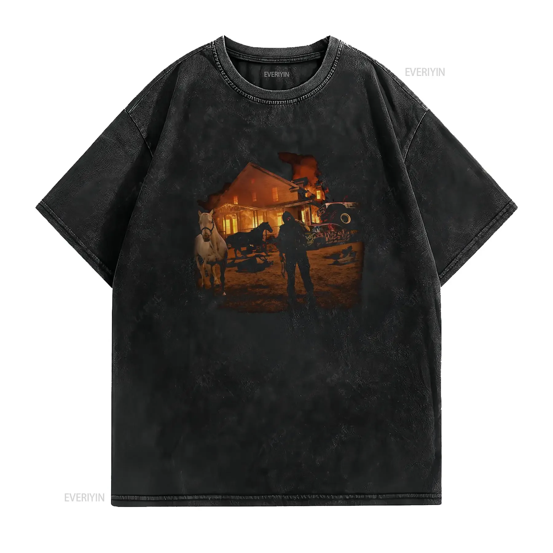 Yeat Lyfestyle Album tee vintage style merch rapper hip hop sweaT T Shirt vintage Washed homme Soft Breathable Stretched