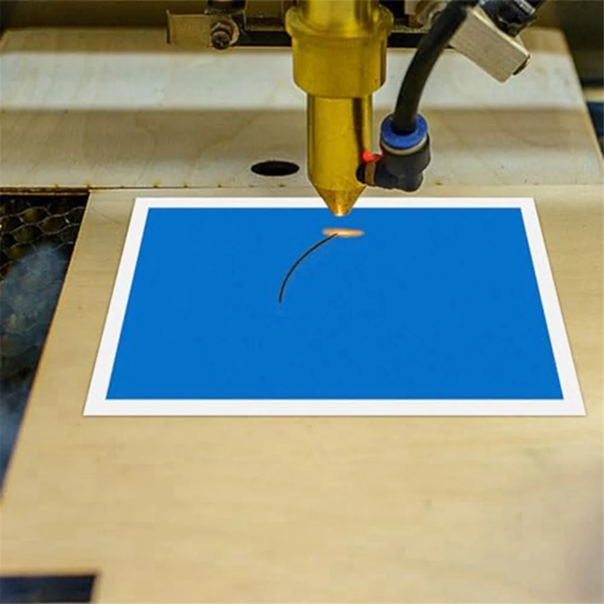 3 Colors Laser Engraving Marking Paper, 6 Pieces Marking Paper for Engraving on Metal Ceramics Glass Laser Cutting