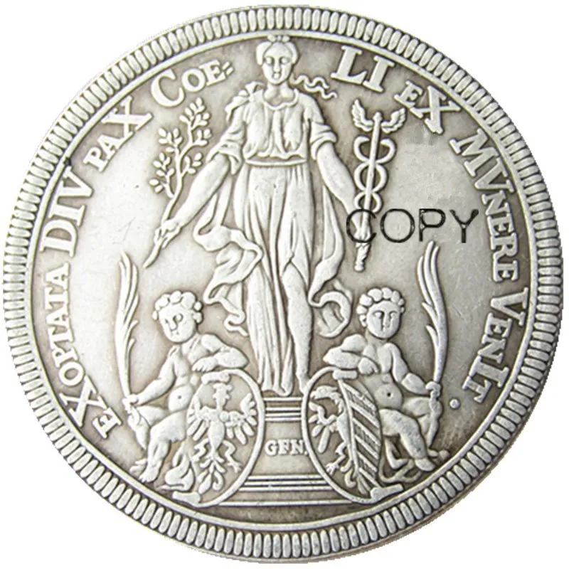 Germany, 1 Thaler 1698 Silver Plated Copy Coin