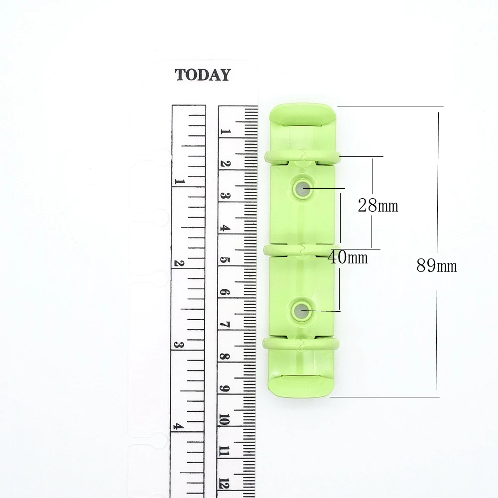 A8 Colourful Metal Spiral binder Loose-Leaf Notebook Clip 3-Rings Mini Clip