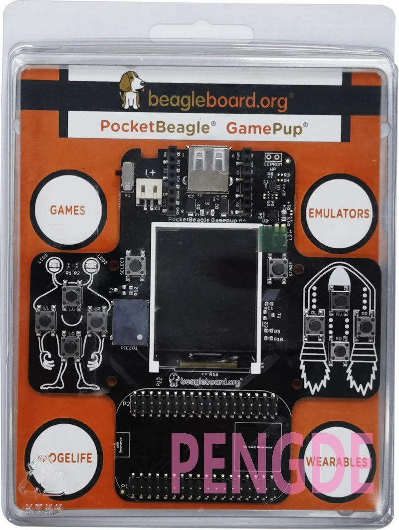 PocketBeagle GamePup Evaluation Expansion Board GMPUP-PBCAPE OSD3358 Development Board