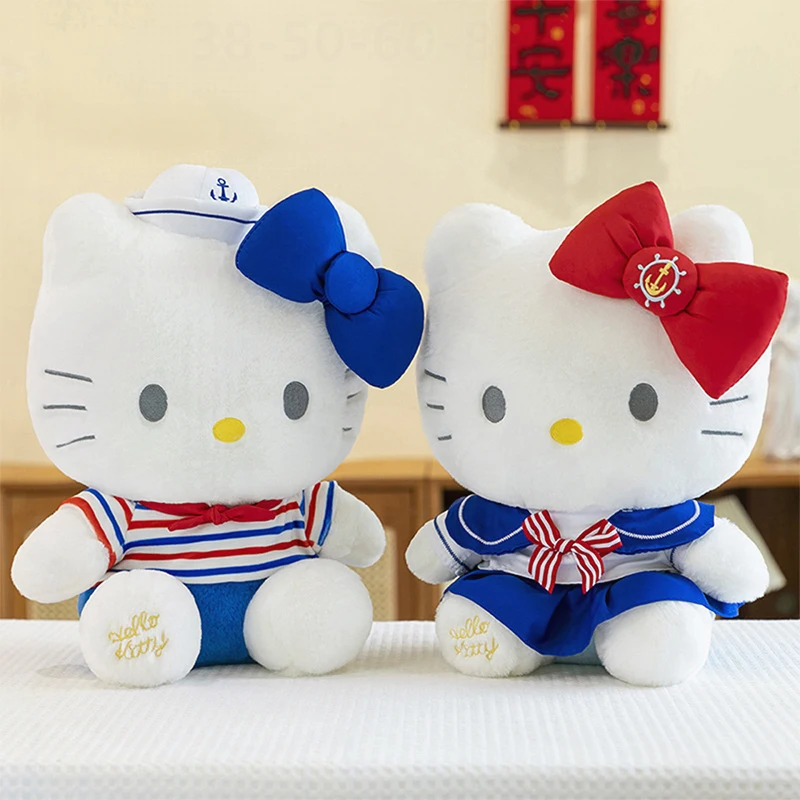 

Sanrio Hello Kitty плюшевая игрушка темно-синяя милая мягкая кукла для детей подарок на день рождения и Рождество для девочек прекрасная кукла Kt мягкая игрушка в подарок