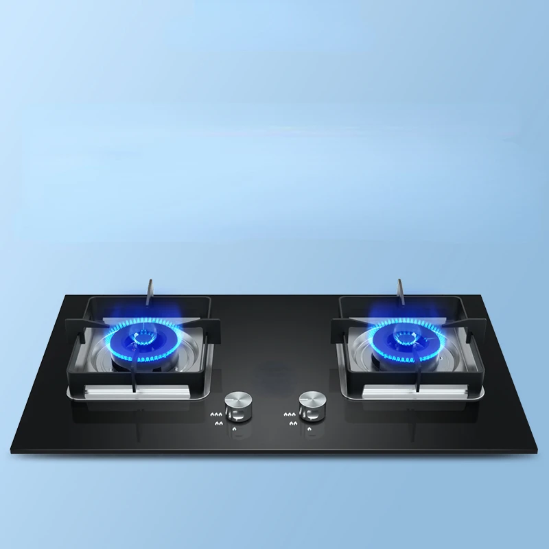 

B15 Gas Stove Gas Stove Double Burner Household Embedded Stove Natural Gas Liquefied Gas Stove Desktop