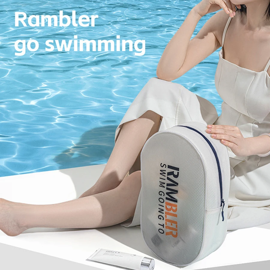 XXL من القماش الخشن الرياضي المقاوم للماء - حقيبة تنظيم لمعدات السباحة وملابس اليوغا وأساسيات السفر