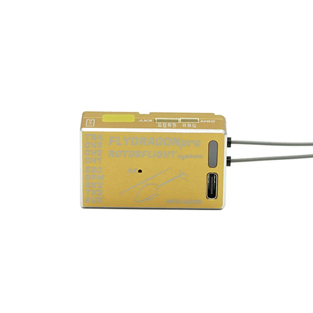 Steam FLYDRAGON Pro F722 V2.2 Gyroscope Rotorflight Upgraded Version MPU6000 Built-in Receiver Rescue Mode for RC Helicopter