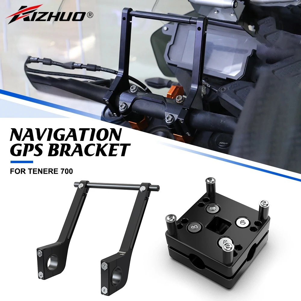 

GPS Mount For Yamaha Tenere 700 Honda Suzuki Kawasaki BMW Laba7 Mobile Phone Holder Multifunctional Navigation Bracket Support
