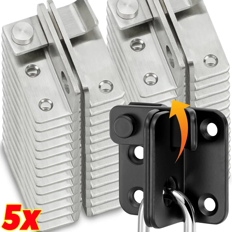 

Защелки для раздвижных дверей из нержавеющей стали, замки с пряжкой, замки для раздвижных дверей, противоугонная пряжка, дверной болт с винтом, фурнитура, аксессуары