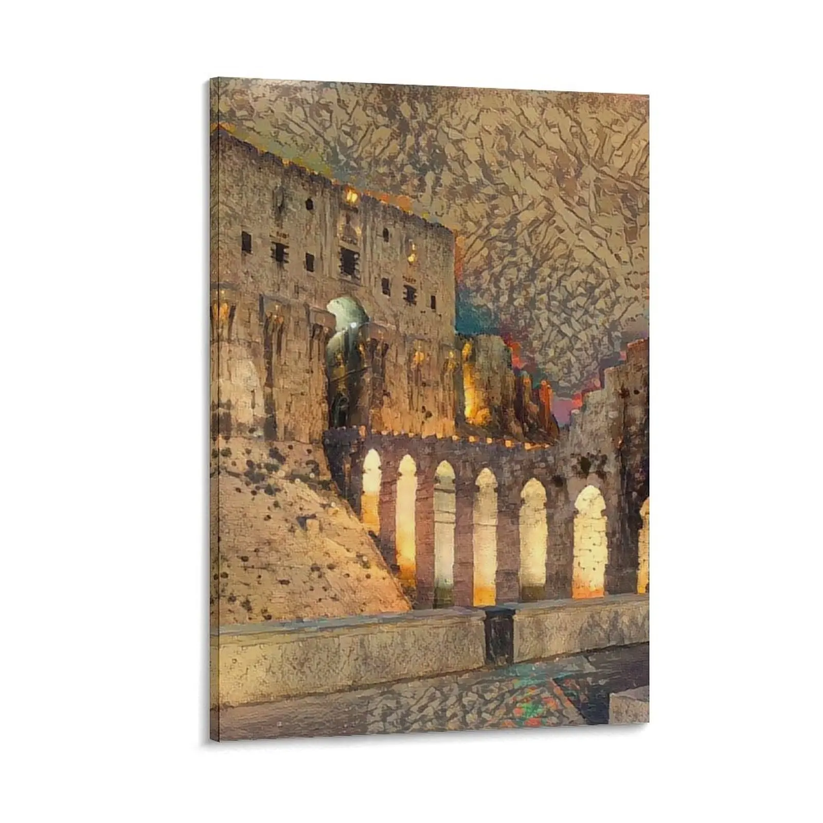 Aleppo Castle ???? ??? - Cortes Canvas Painting anime posters home decor interior