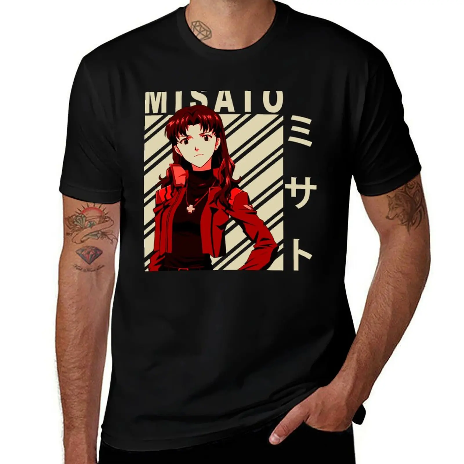 

Misato Katsuragi - Art Vintage T-Shirt blue lock vintage t shirts anime mens clothing